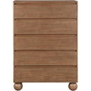  Color_Walnut -- Kent Walnut Ash Wood Chest IMAGE 3