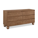  Color_Walnut -- Kent Walnut Ash Wood Dresser IMAGE 1