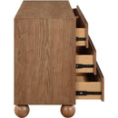  Color_Walnut -- Kent Walnut Ash Wood Dresser IMAGE 5