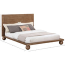  Color_Walnut  Size_King  -- Kent Walnut Ash Wood King Bed IMAGE 10