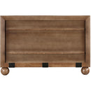  Color_Walnut  Size_King  -- Kent Walnut Ash Wood King Bed IMAGE 5