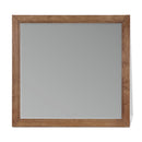  Meridian Kent Walnut Ash Wood Mirror IMAGE 1