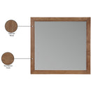  Meridian Kent Walnut Ash Wood Mirror IMAGE 6