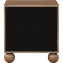  Color_Walnut -- Kent Walnut Ash Wood Nightstand IMAGE 6