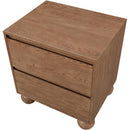  Color_Walnut -- Kent Walnut Ash Wood Nightstand IMAGE 7
