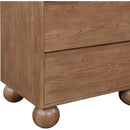  Color_Walnut -- Kent Walnut Ash Wood Nightstand IMAGE 8