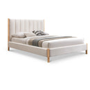 Meridian Kona Cream Polyester Fabric Full Bed IMAGE 1