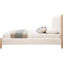  Color_Cream/ Natural Size_Full -- Kona Cream Fabric Upholstered Full Bed IMAGE 4