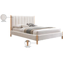  Color_Cream/ Natural  Size_Queen  -- Kona Cream Fabric Upholstered Queen Bed IMAGE 8