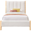 Meridian Kona Cream Polyester Fabric Twin Bed IMAGE 3
