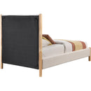  Color_Cream/ Natural  Size_Twin  -- Kona Cream Fabric Upholstered Twin Bed IMAGE 5