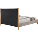  Color_Grey/ Natural  Size_Full  -- Kona Grey Fabric Upholstered Full Bed IMAGE 5