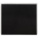  Color_Beige/ Black  Size_Queen  -- Logan Beige Linen Textured Fabric Upholstered Queen Bed IMAGE 5