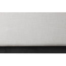Meridian Logan Beige Linen Textured Fabric Queen Bed IMAGE 7