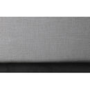  Color_Black/ Grey  Size_Full  -- Logan Grey Linen Textured Fabric Upholstered Full Bed IMAGE 7
