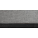  Color_Black/ Grey  Size_King  -- Logan Grey Linen Textured Fabric Upholstered King Bed IMAGE 7