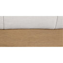  Color_Cream/ Natural  Size_King  -- Lucia Cream Linen Textured Fabric Upholstered King Bed IMAGE 7
