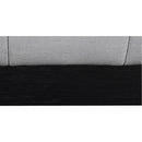 Meridian Lucia Grey Linen Textured Fabric Queen Bed IMAGE 7