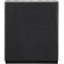  Color_Black/ Grey  Size_Twin  -- Lucia Grey Linen Textured Fabric Upholstered Twin Bed IMAGE 5