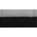  Color_Black/ Grey  Size_Twin  -- Lucia Grey Linen Textured Fabric Upholstered Twin Bed IMAGE 7