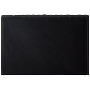  Color_Black  Size_Twin  -- Nash Black Boucle Fabric Upholstered Twin Bed IMAGE 6