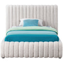  Color_Cream  Size_Twin  -- Nash Cream Boucle Fabric Upholstered Twin Bed IMAGE 3