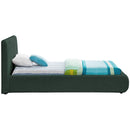  Color_Green  Size_Twin  -- Nash Green Boucle Fabric Upholstered Twin Bed IMAGE 5