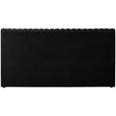Meridian Nico Black Velvet Full Bed IMAGE 6