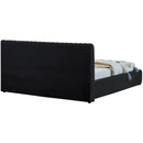  Color_Black  Size_King  -- Nico Black Velvet Upholstered King Bed IMAGE 7