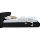  Color_Black  Size_Queen  -- Nico Black Velvet Upholstered Queen Bed IMAGE 5
