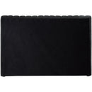  Color_Black  Size_Twin  -- Nico Black Velvet Upholstered Twin Bed IMAGE 6