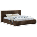  Color_Brown  Size_Full  -- Nico Brown Velvet Upholstered Full Bed IMAGE 8