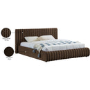  Color_Brown  Size_Full  -- Nico Brown Velvet Upholstered Full Bed IMAGE 9