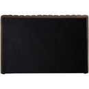 Meridian Nico Brown Velvet Twin Bed IMAGE 6