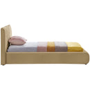  Color_Camel  Size_Twin  -- Nico Camel Velvet Upholstered Twin Bed IMAGE 5