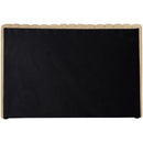 Meridian Nico Camel Velvet Twin Bed IMAGE 6