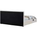  Color_Cream  Size_King  -- Nico Cream Velvet Upholstered King Bed IMAGE 7