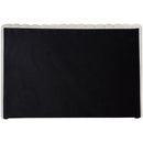 Meridian Nico Cream Velvet Twin Bed IMAGE 6