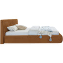  Color_Saddle  Size_Full  -- Nico Saddle Velvet Upholstered Full Bed IMAGE 5