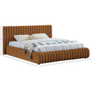  Color_Saddle  Size_Full  -- Nico Saddle Velvet Upholstered Full Bed IMAGE 8