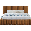 Meridian Nico Saddle Velvet Queen Bed IMAGE 3