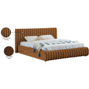  Color_Saddle  Size_Queen  -- Nico Saddle Velvet Upholstered Queen Bed IMAGE 9