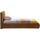  Color_Saddle  Size_Twin  -- Nico Saddle Velvet Upholstered Twin Bed IMAGE 5