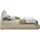  Color_Beige Size_Full -- Rudy Beige Teddy Fabric Upholstered Full Bed IMAGE 5