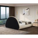  Color_Beige Size_Full -- Rudy Beige Teddy Fabric Upholstered Full Bed IMAGE 9