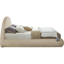 Meridian Rudy Beige Teddy Fabric Queen Bed IMAGE 5