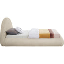 Meridian Rudy Beige Teddy Fabric Twin Bed IMAGE 5