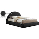  Color_Black  Size_Full  -- Rudy Black Teddy Fabric Upholstered Full Bed IMAGE 12