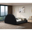  Color_Black  Size_Full  -- Rudy Black Teddy Fabric Upholstered Full Bed IMAGE 9