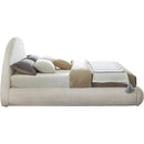 Color_Cream  Size_Full  -- Rudy Cream Teddy Fabric Upholstered Full Bed IMAGE 5